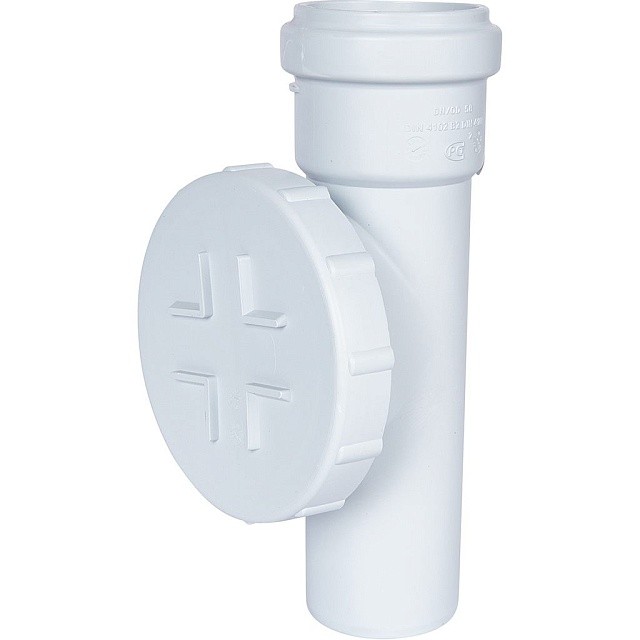 Ревизия с круглой крышкой канализационная бесшумная D58